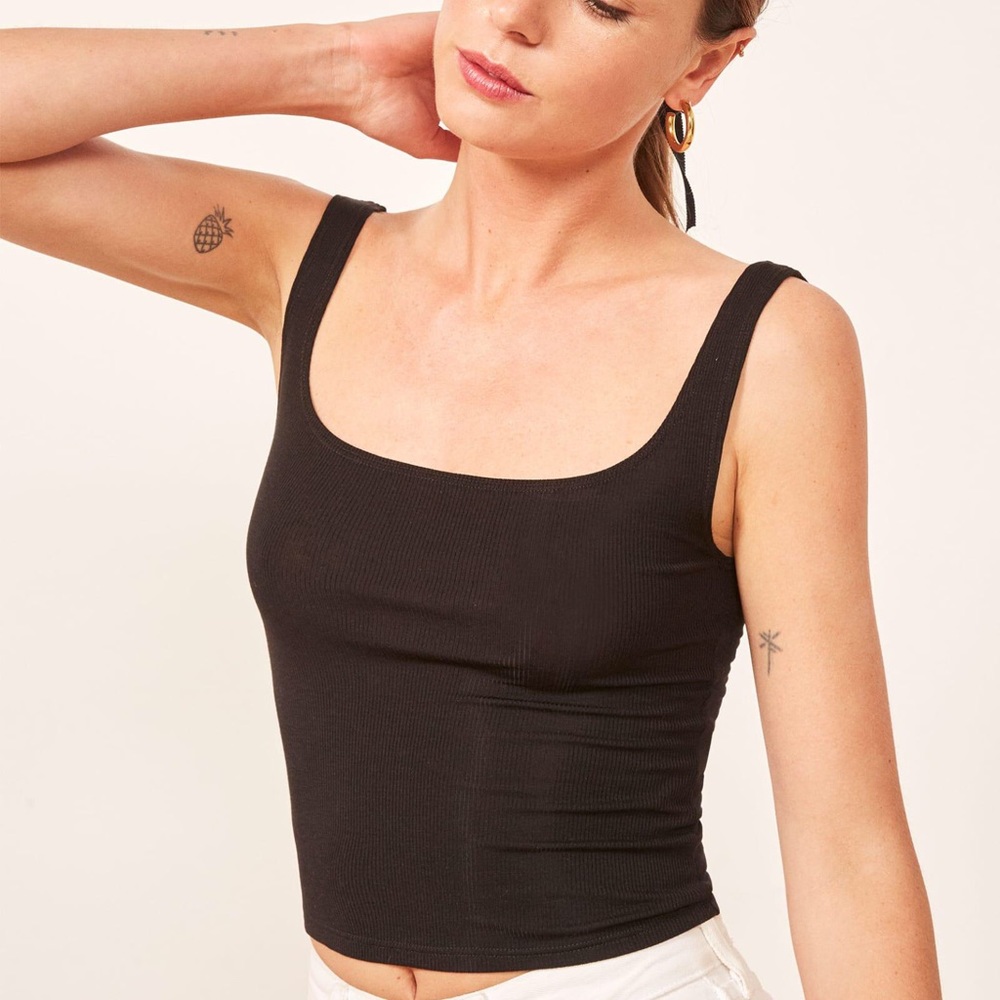 Reformation stormi ribbed tank